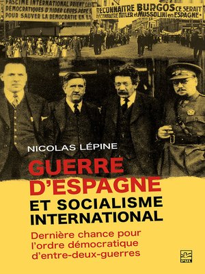 cover image of Guerre d'Espagne et socialisme international